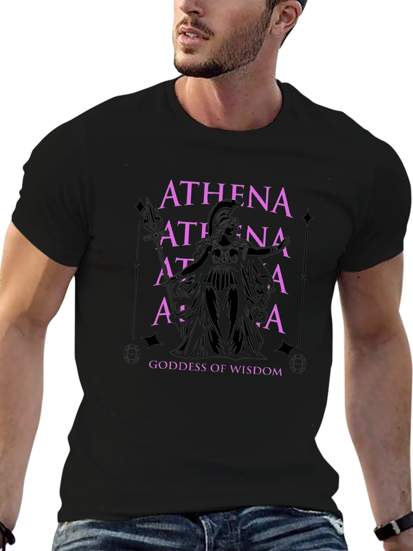 Athena Goddess of Wisdom Graphic Tee