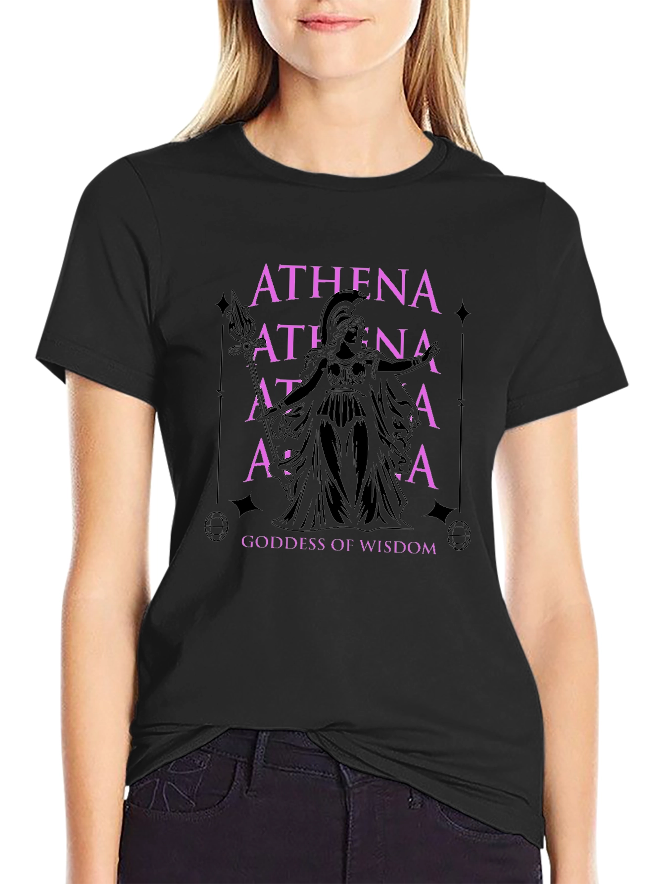 Athena Goddess of Wisdom Graphic Tee