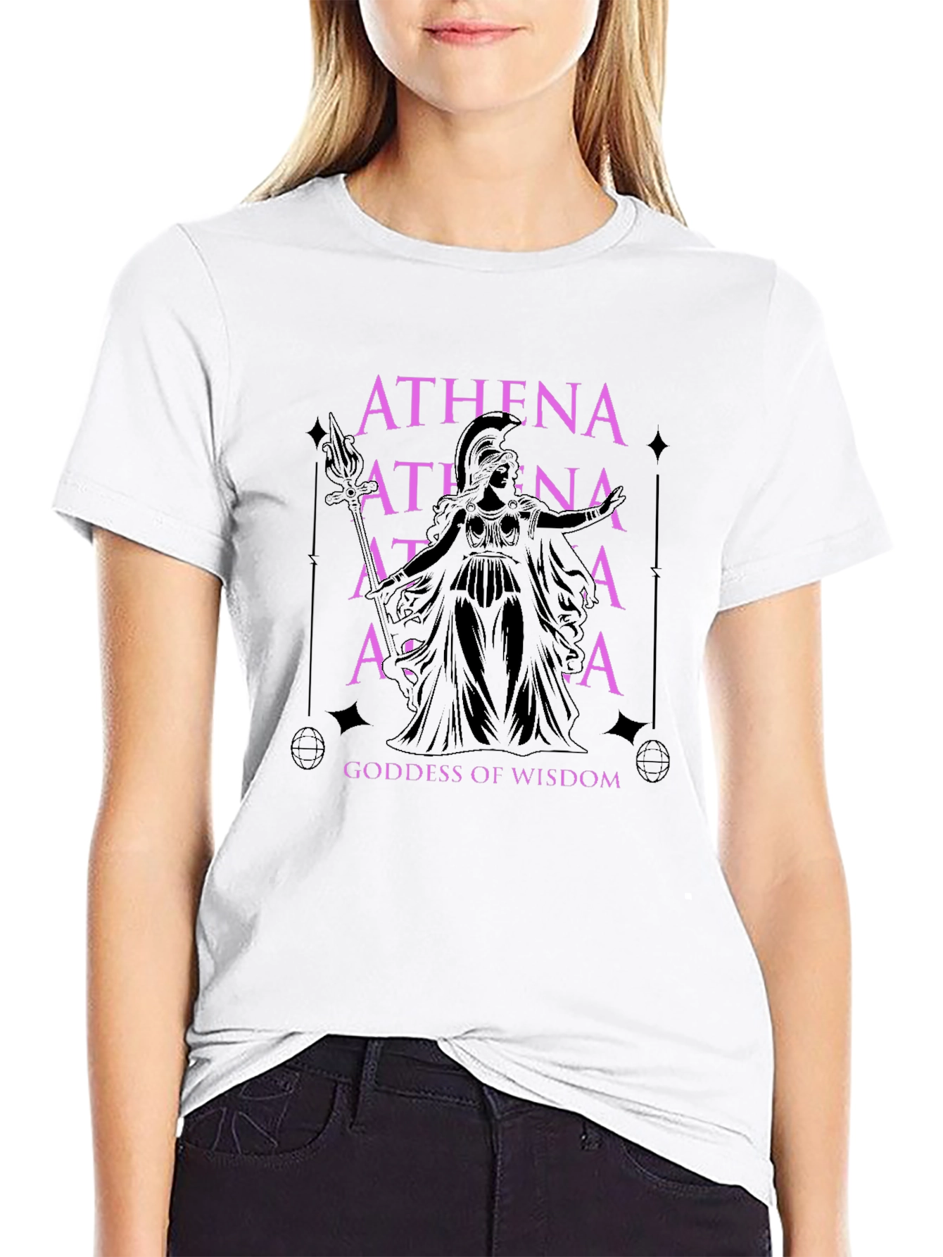 Athena Goddess of Wisdom Graphic Tee
