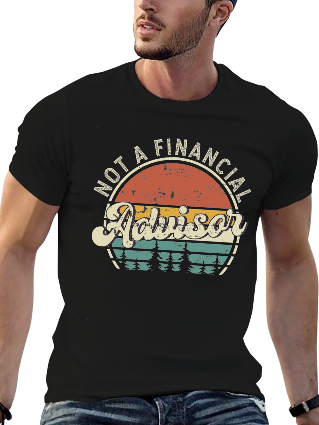 Not a Financial Advisor T-Shirt - Retro Design