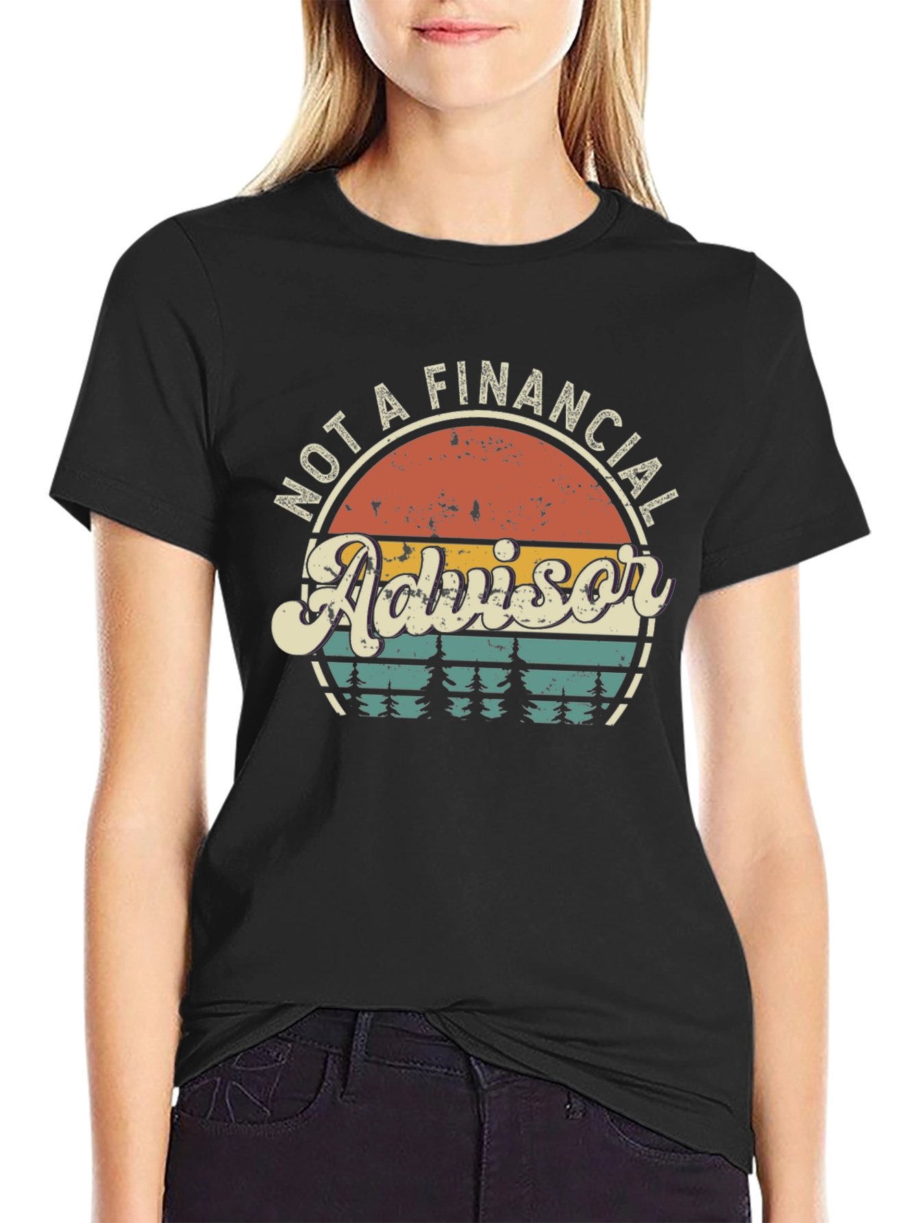 Not a Financial Advisor T-Shirt - Retro Design