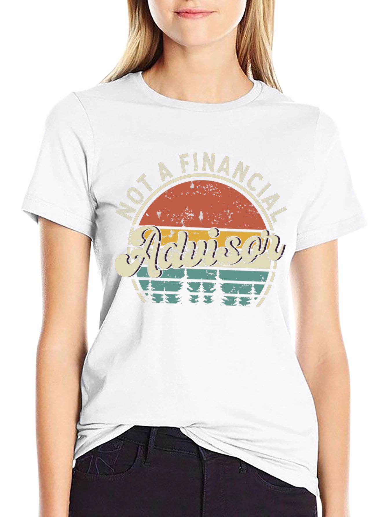 Not a Financial Advisor T-Shirt - Retro Design