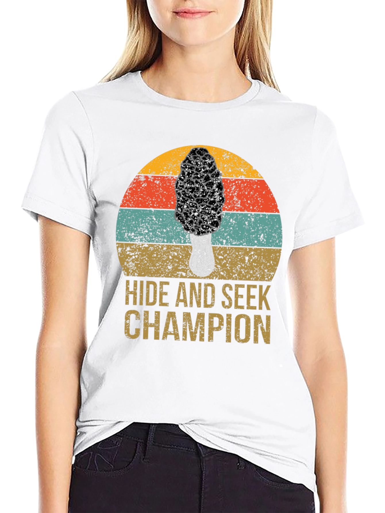 Hide and Seek Champion Morel Mushroom T-Shirt
