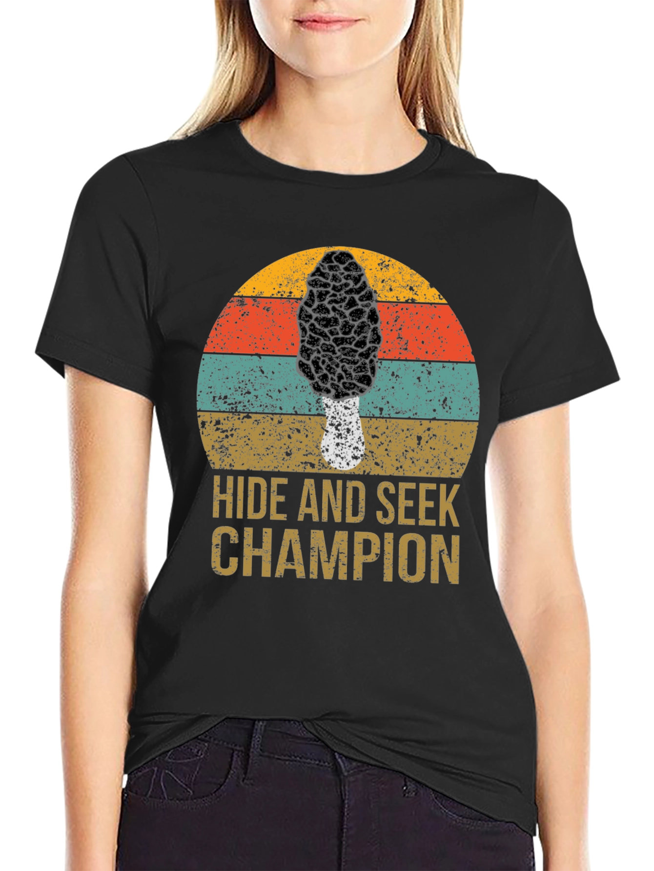 Hide and Seek Champion Morel Mushroom T-Shirt