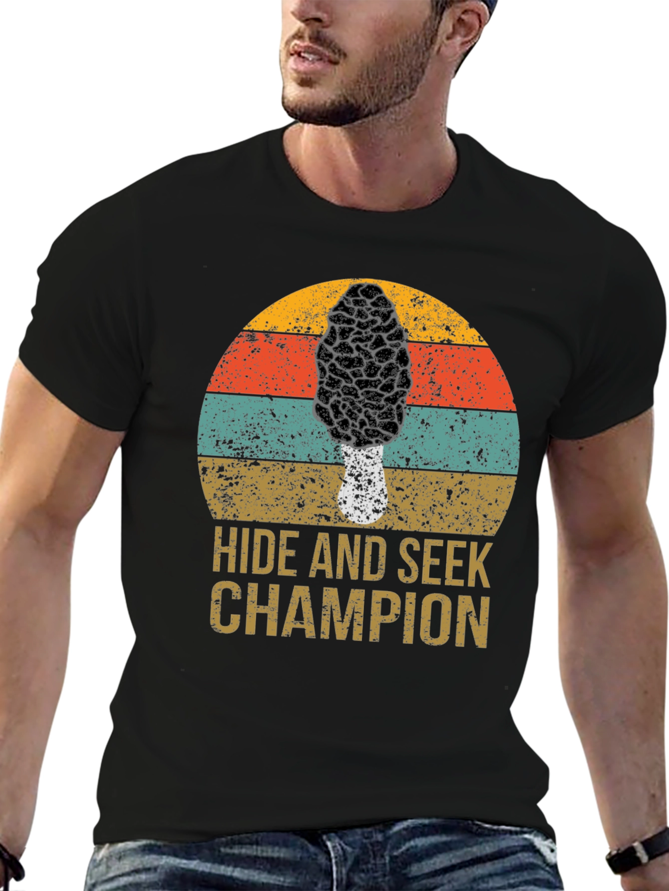 Hide and Seek Champion Morel Mushroom T-Shirt