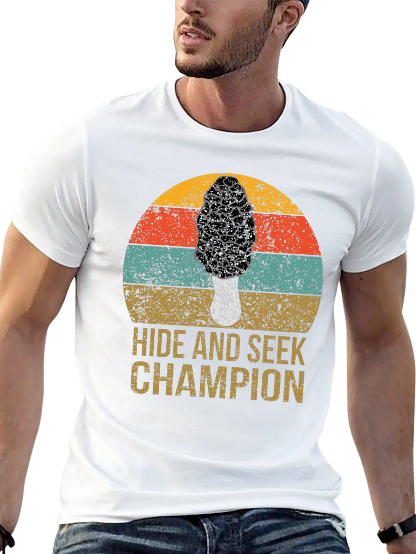 Hide and Seek Champion Morel Mushroom T-Shirt