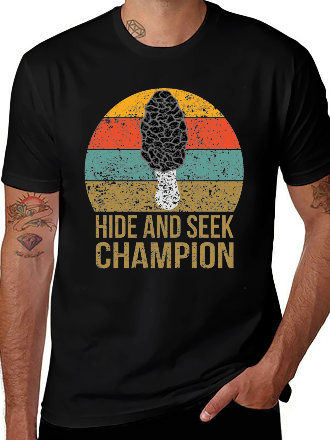 Hide and Seek Champion Morel Mushroom T-Shirt