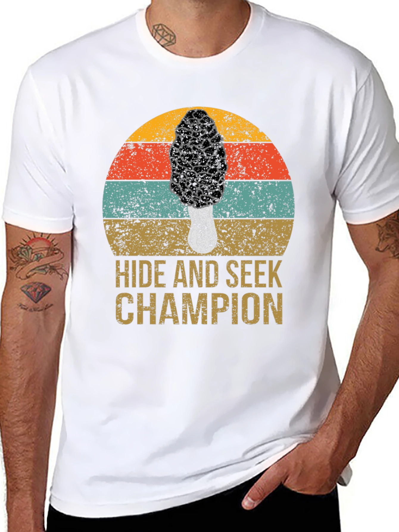 Hide and Seek Champion Morel Mushroom T-Shirt