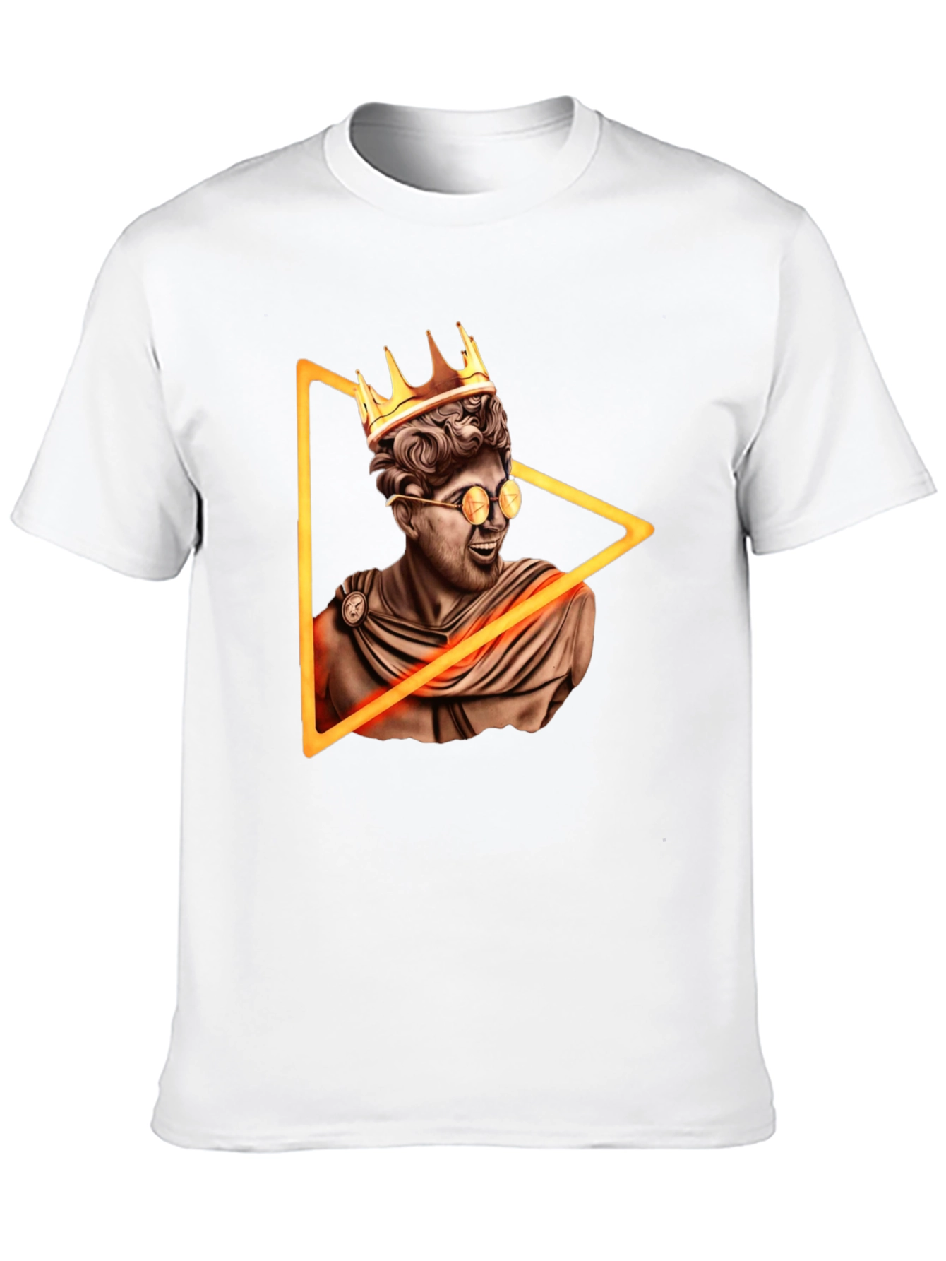 King Bust Graphic Tee - Black Trendy T-Shirt