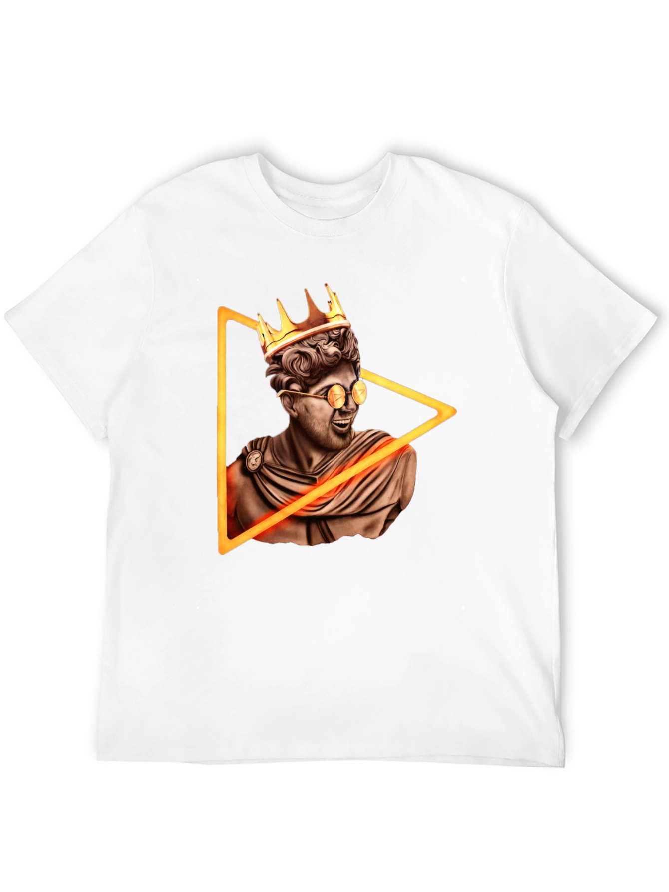 King Bust Graphic Tee - Black Trendy T-Shirt