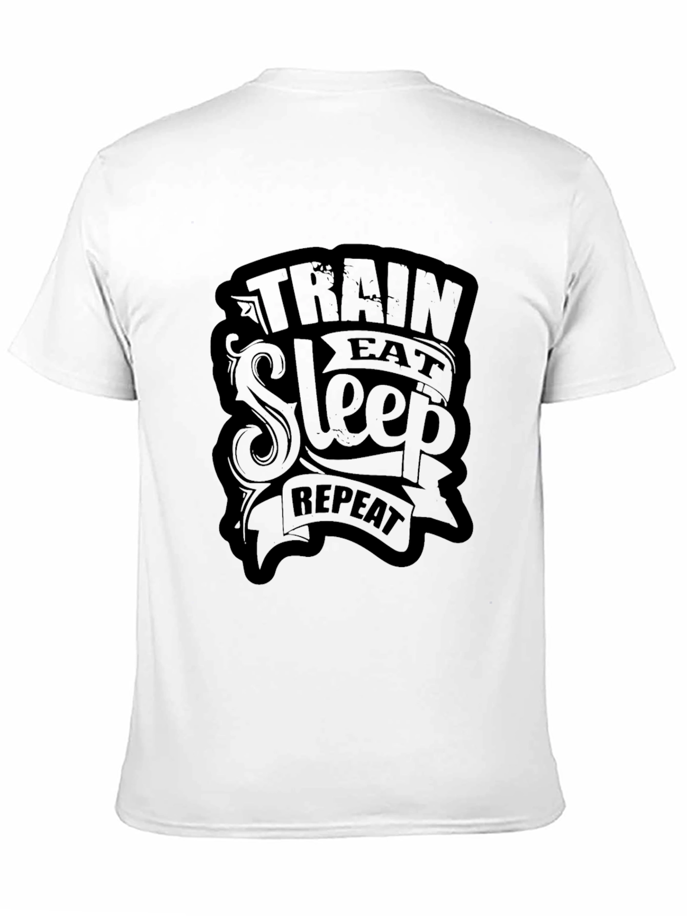 Train Eat Sleep Repeat Graphic Tee