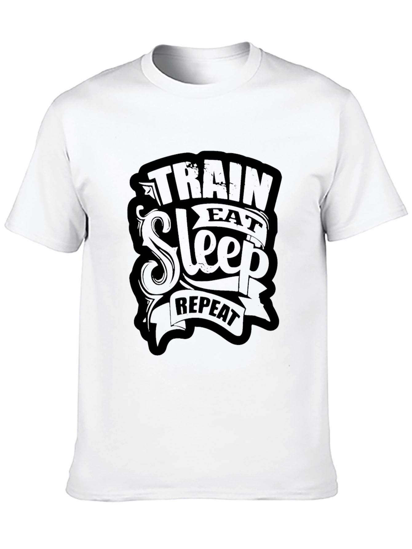 Train Eat Sleep Repeat Graphic Tee