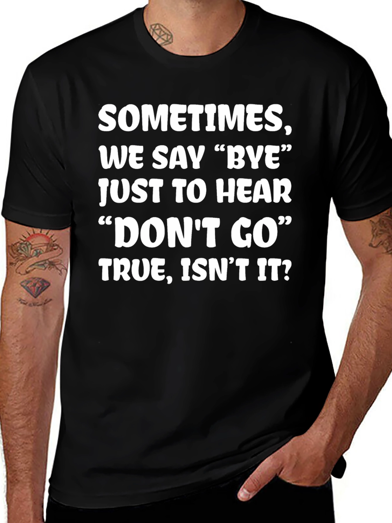 Sometimes We Say Bye Graphic T-Shirt