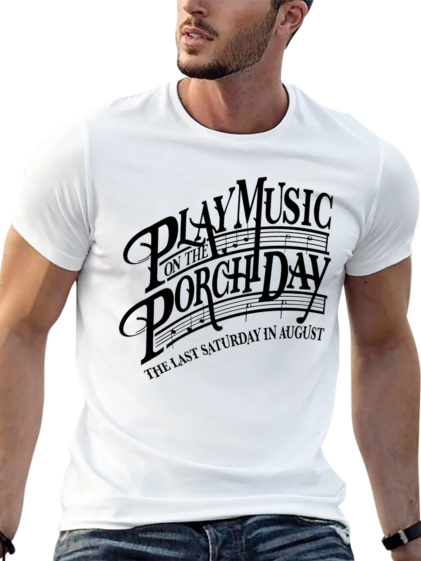 Play Music on the Porch Day T-Shirt