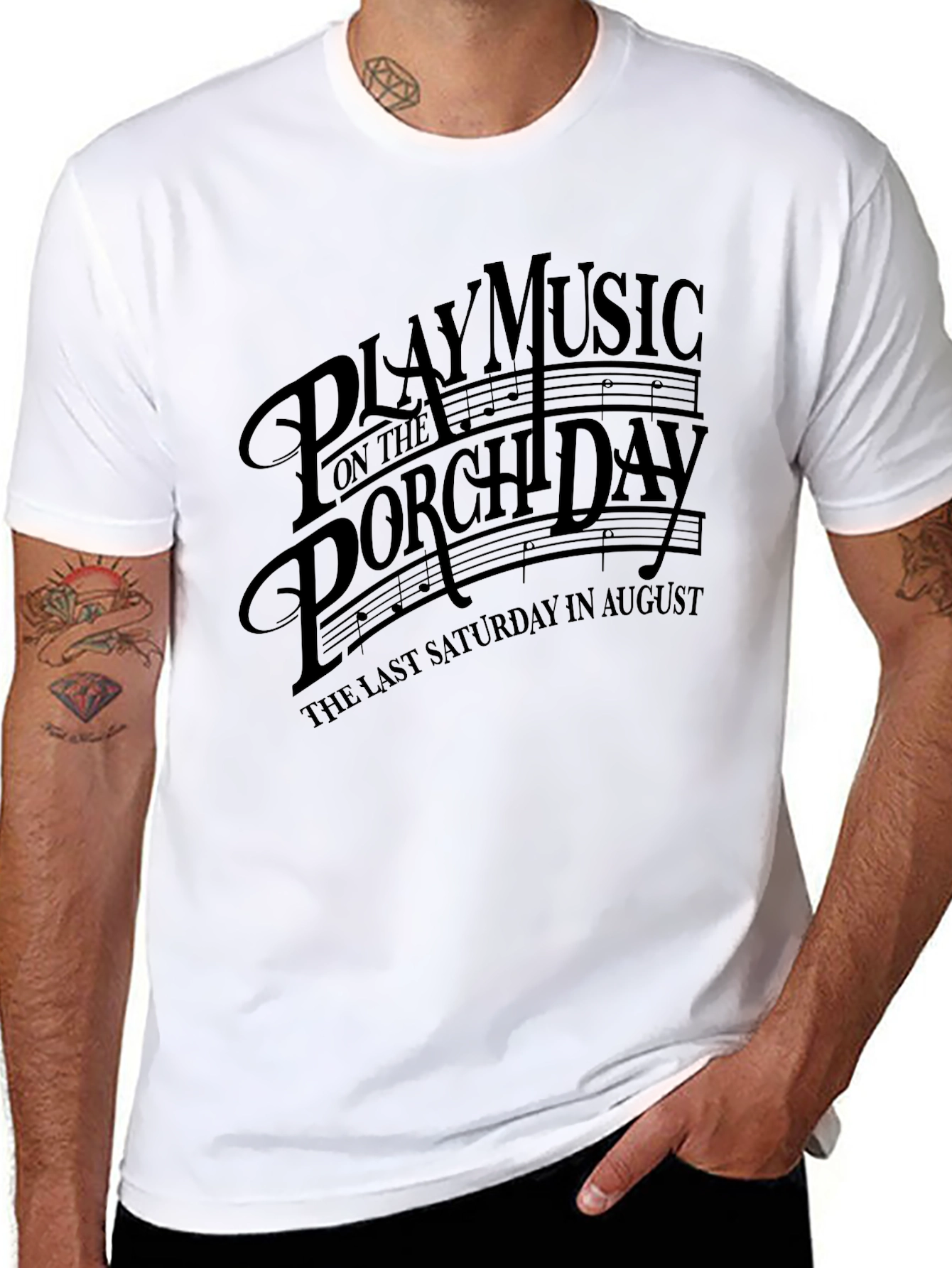 Play Music on the Porch Day T-Shirt