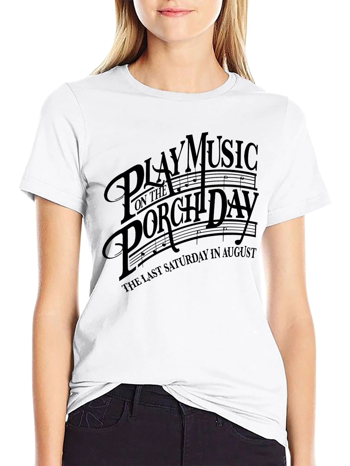 Play Music on the Porch Day T-Shirt
