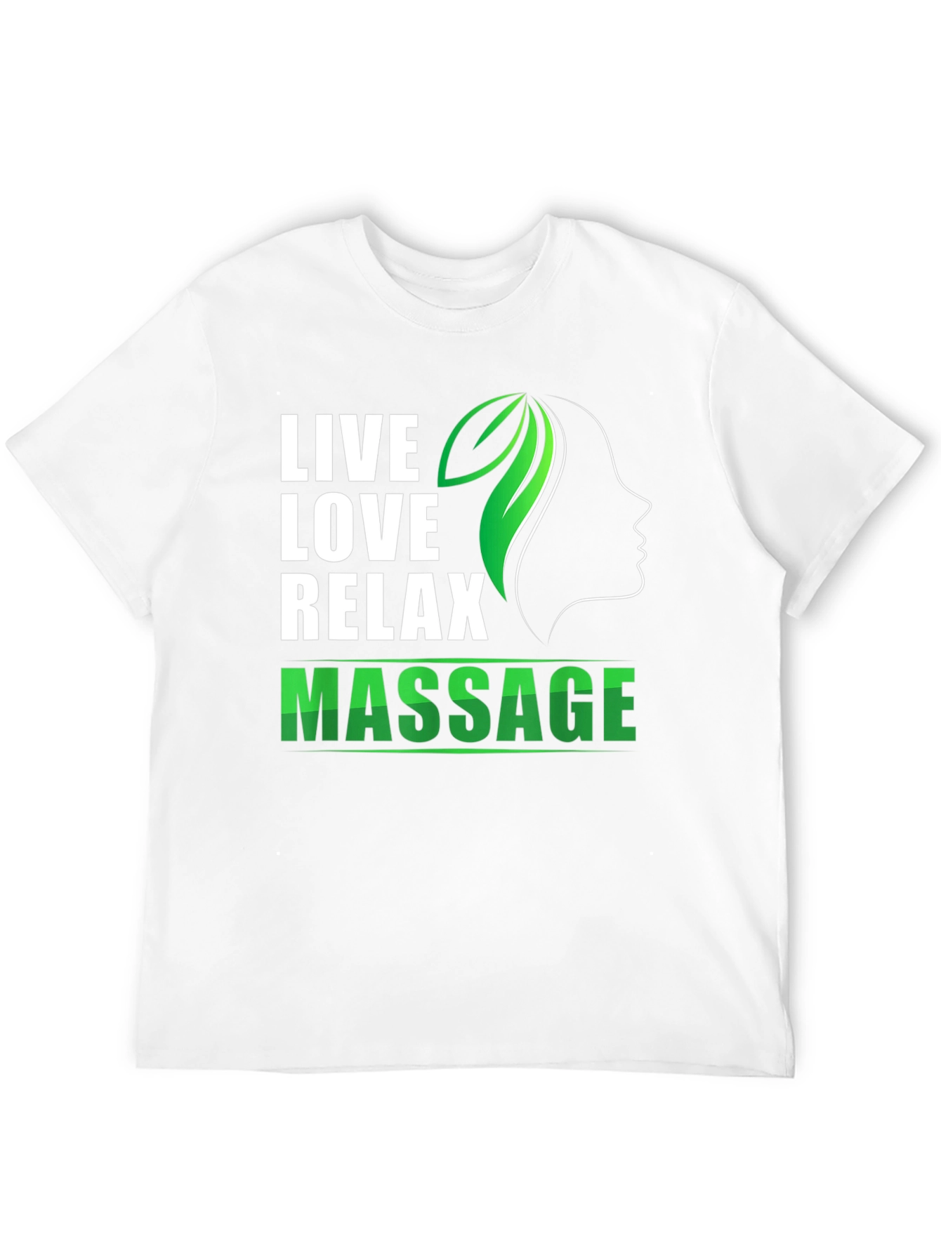 Live Love Relax Massage T-Shirt - Black