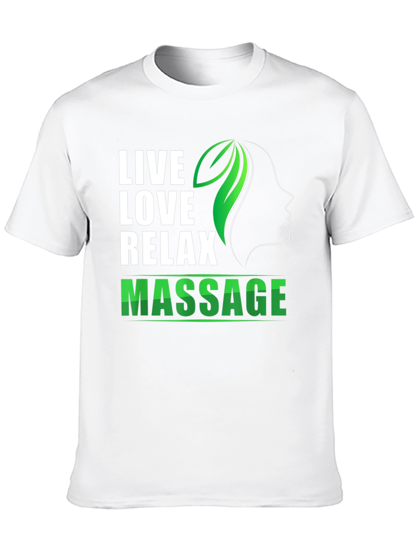 Live Love Relax Massage T-Shirt - Black