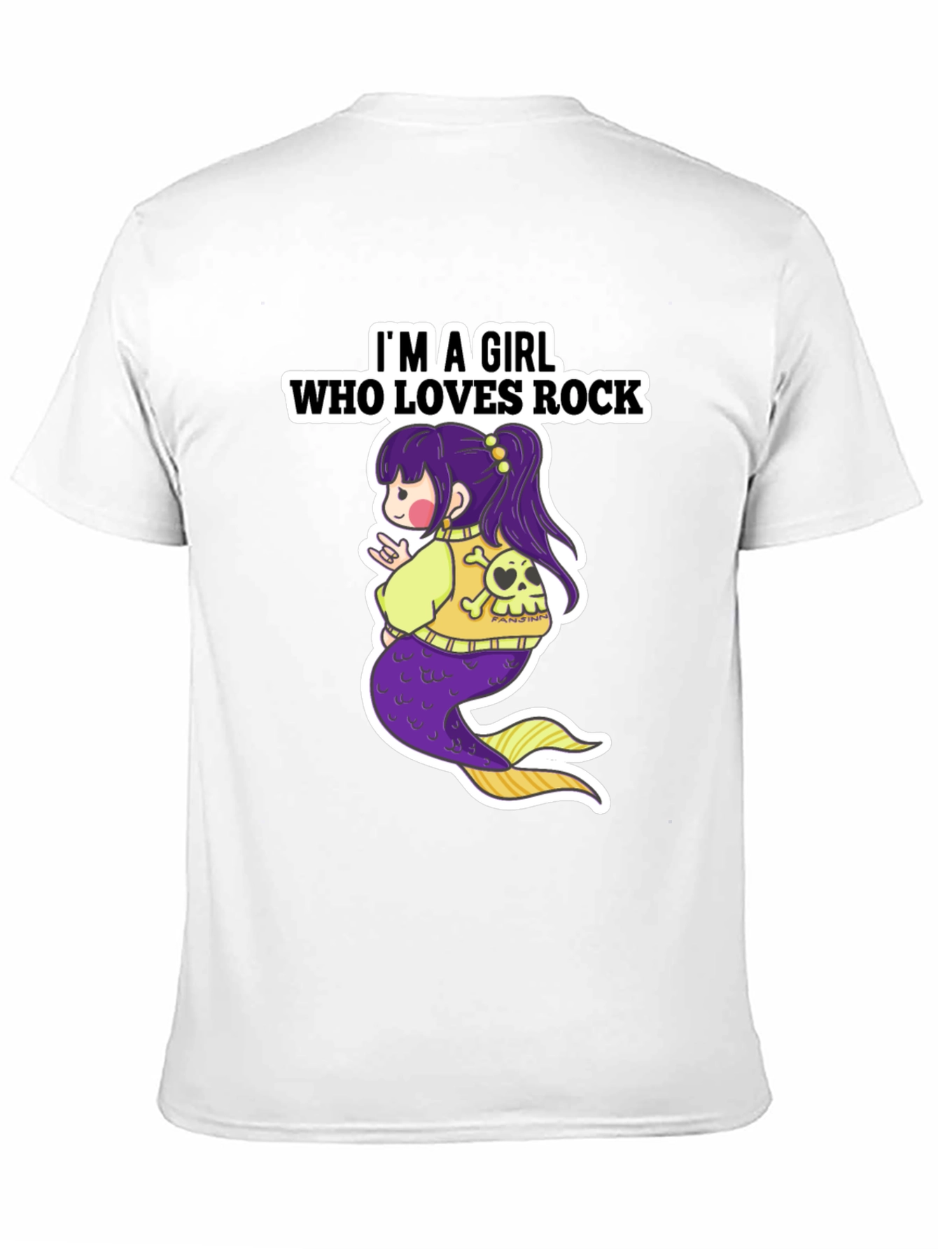 Rock Mermaid Graphic T-Shirt