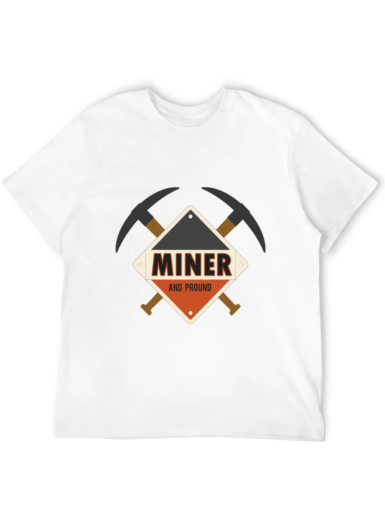 Miner and Proud Black T-Shirt