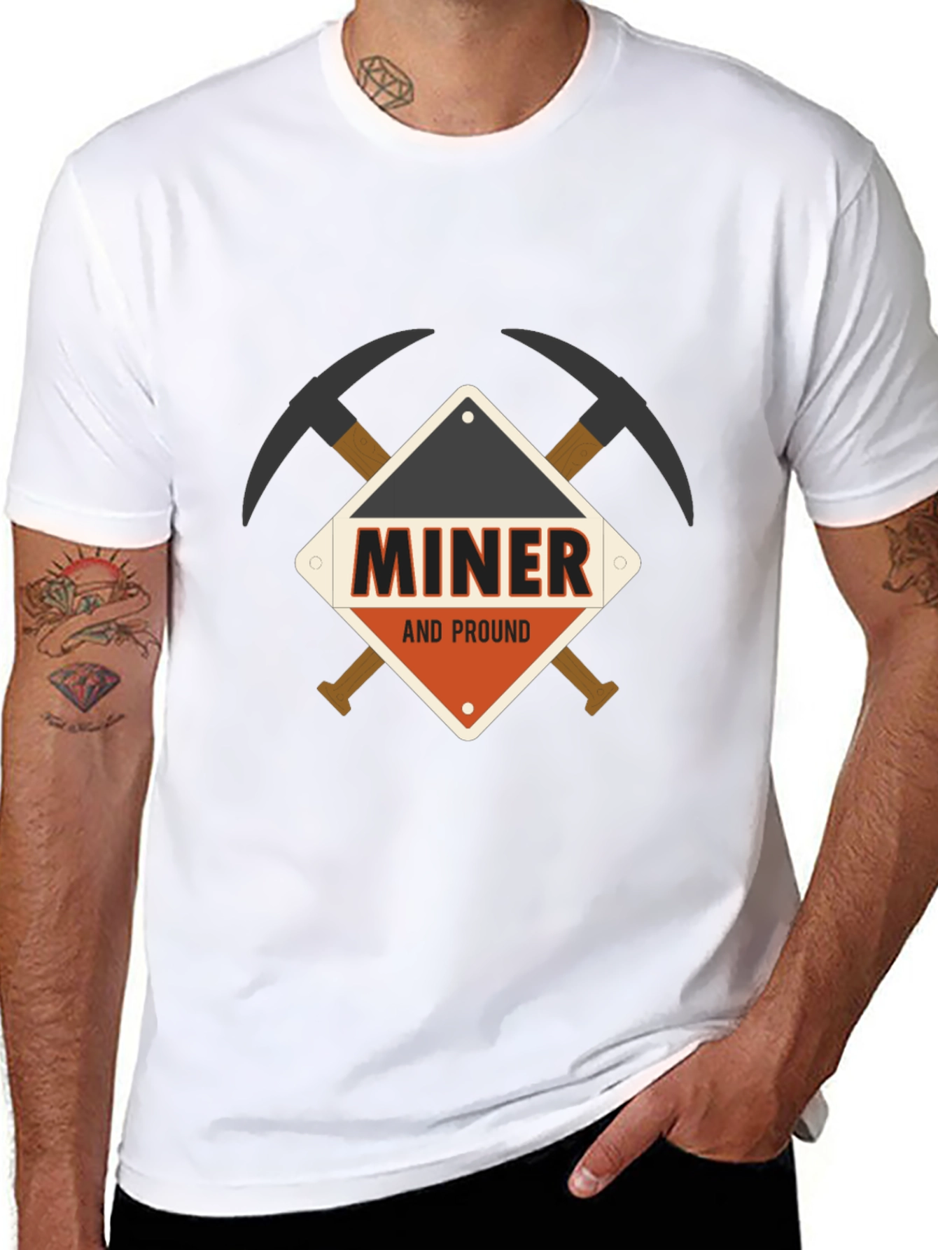 Miner and Proud Black T-Shirt