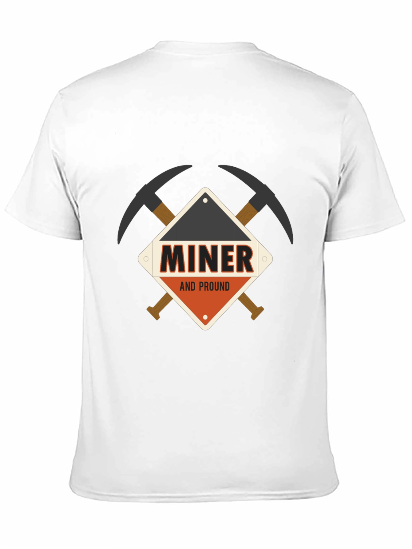 Miner and Proud Black T-Shirt