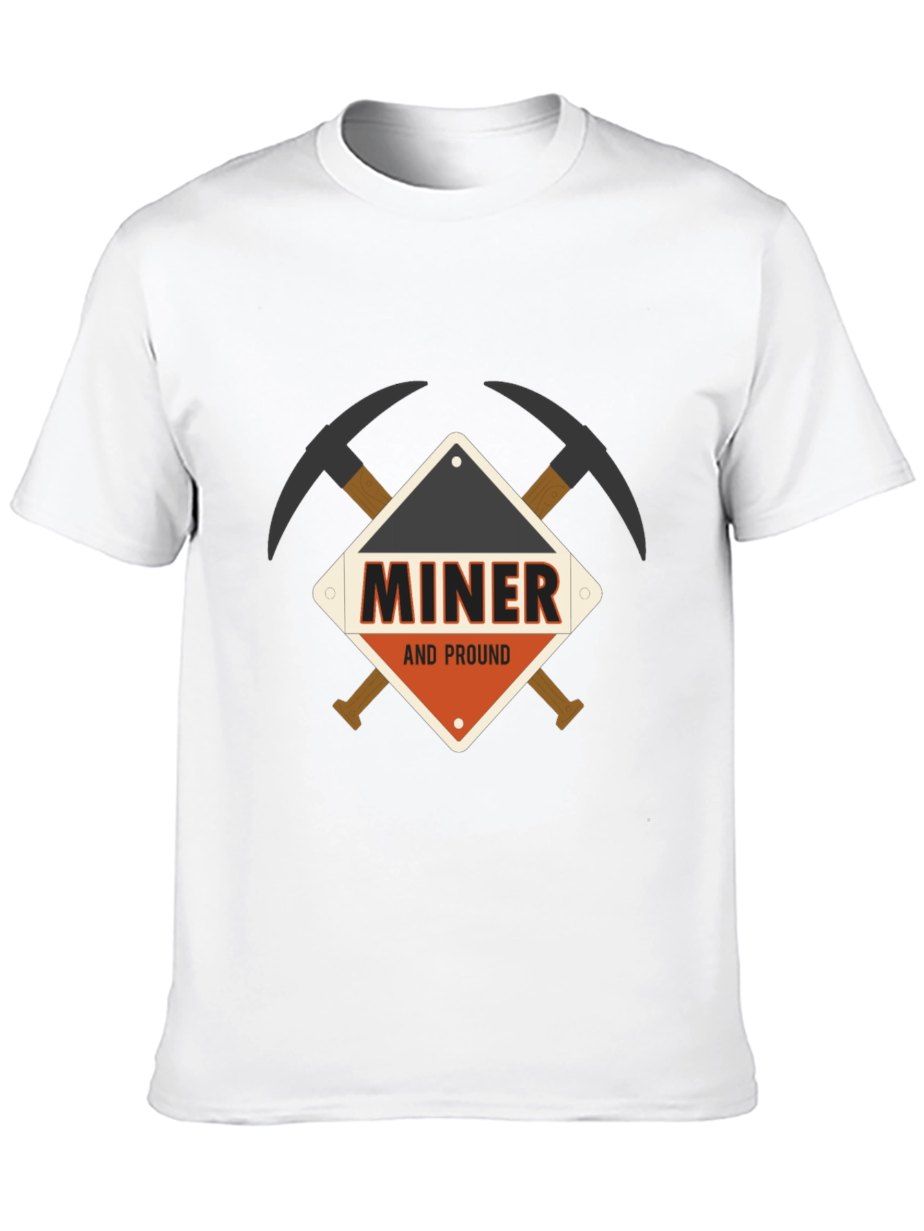 Miner and Proud Black T-Shirt