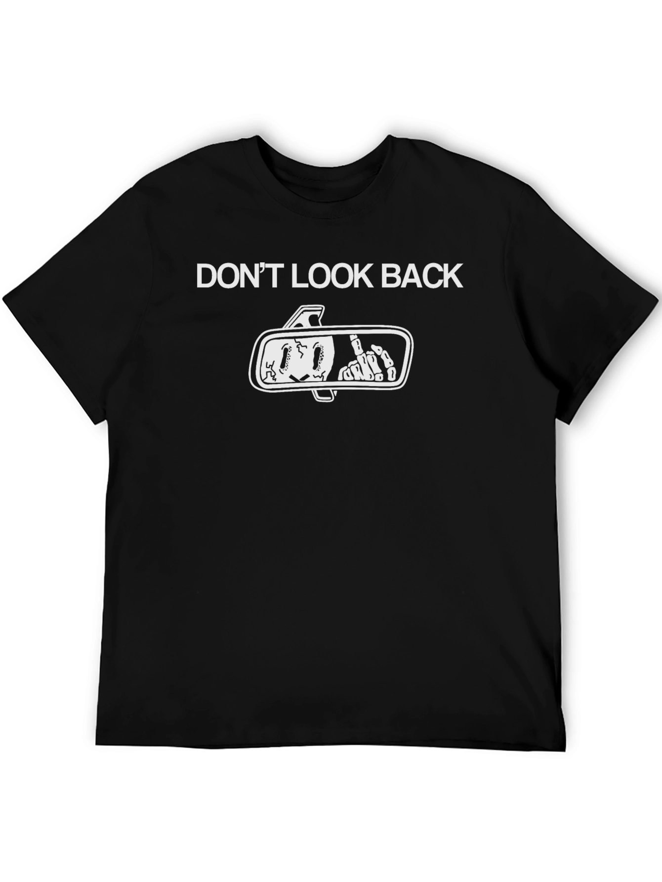 Dont Look Back Graphic Tee - Black