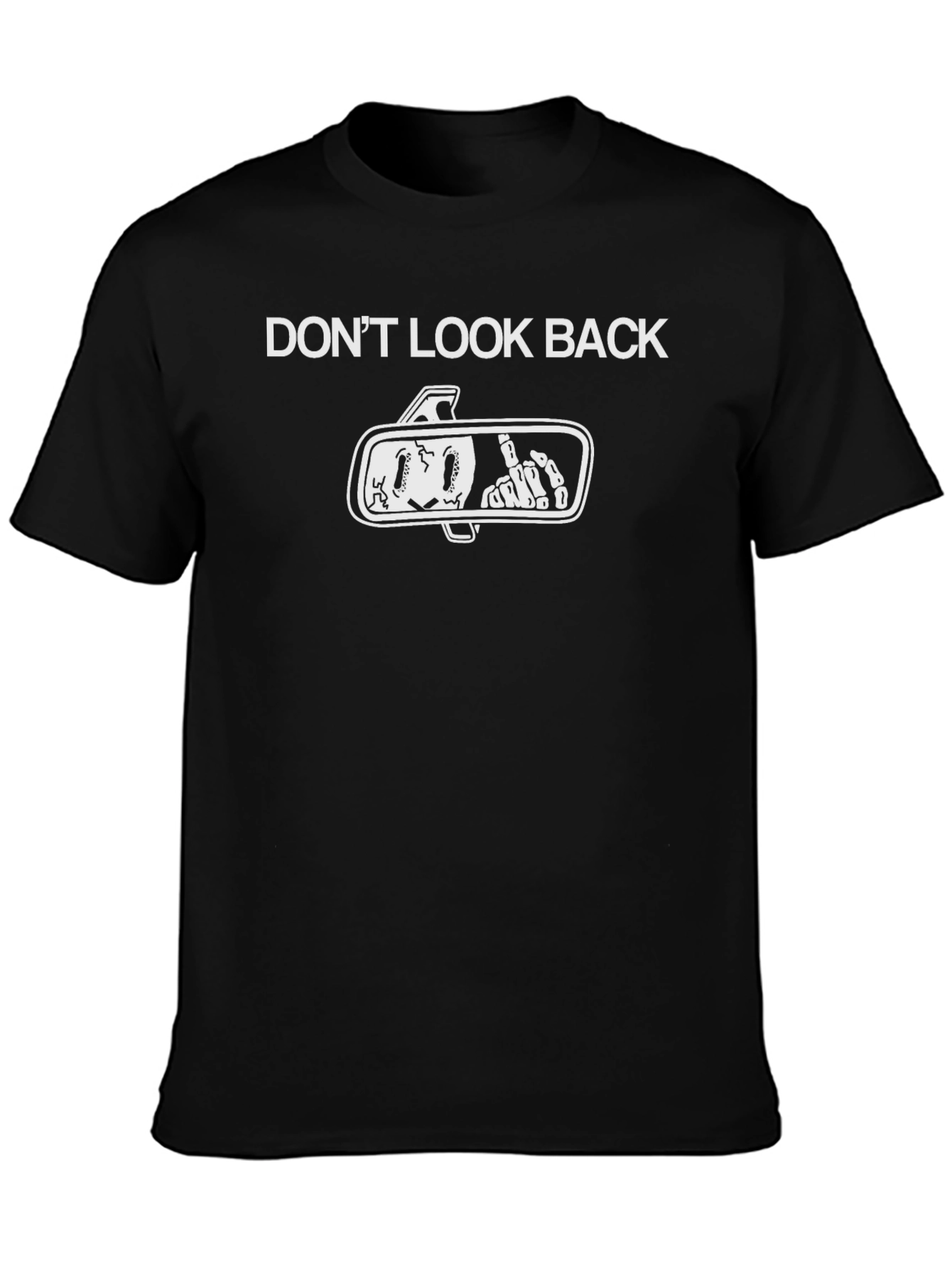 Dont Look Back Graphic Tee - Black