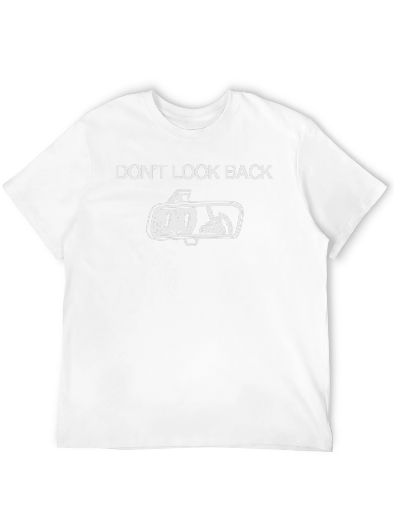 Dont Look Back Graphic Tee - Black