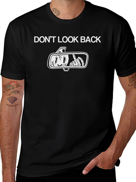 Dont Look Back Graphic Tee - Black
