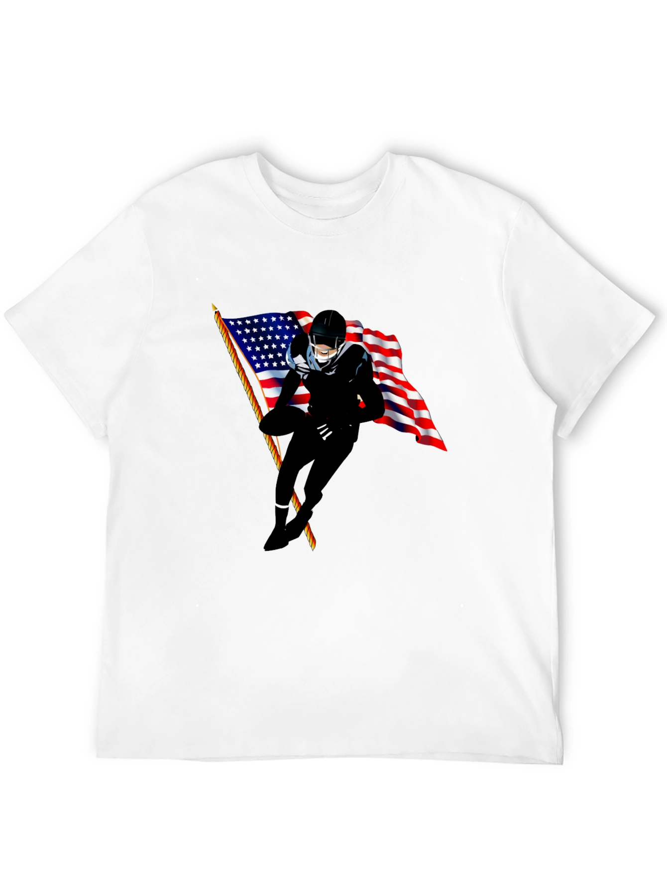 American Football Flag Graphic Tee