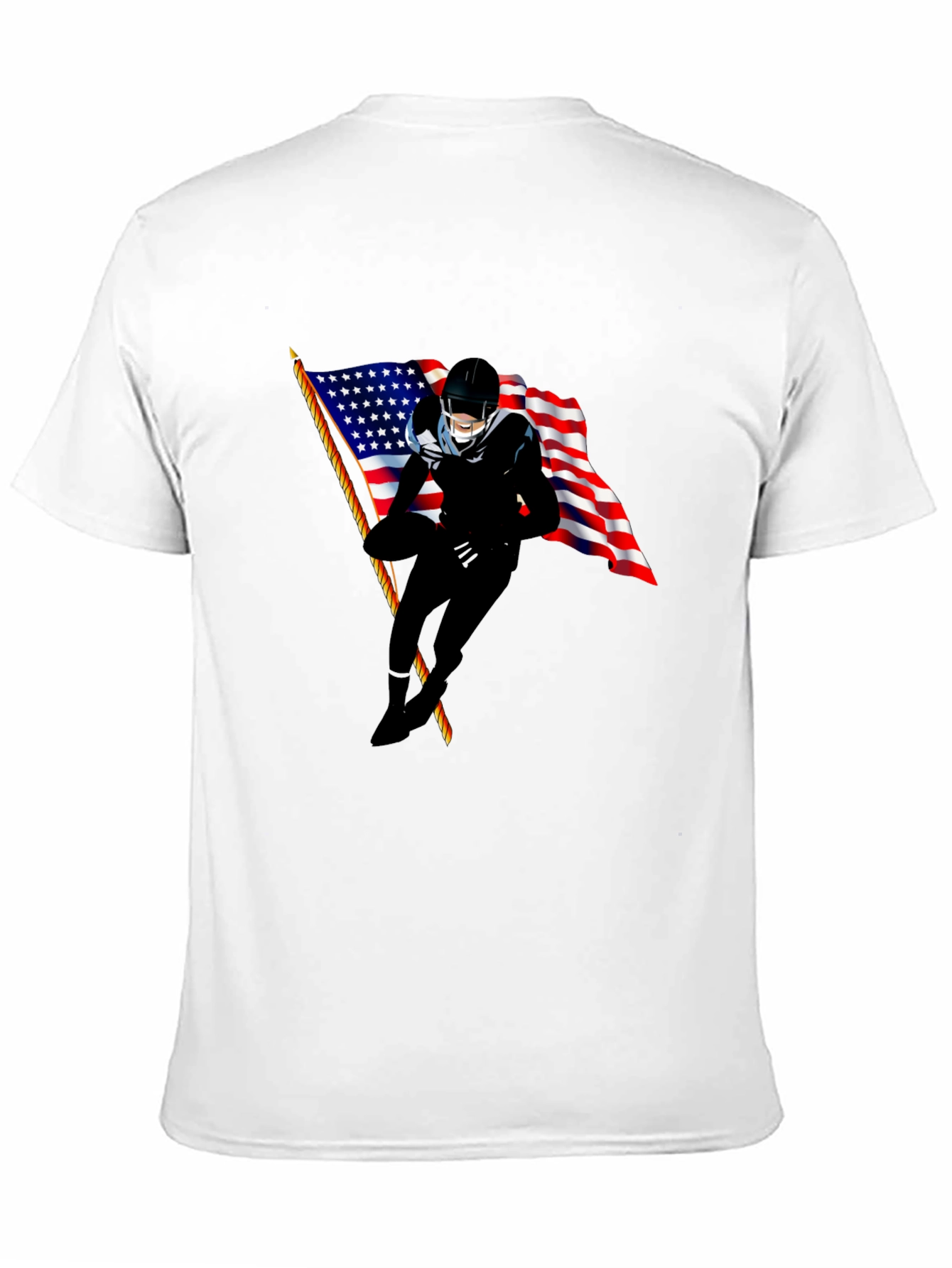 American Football Flag Graphic Tee