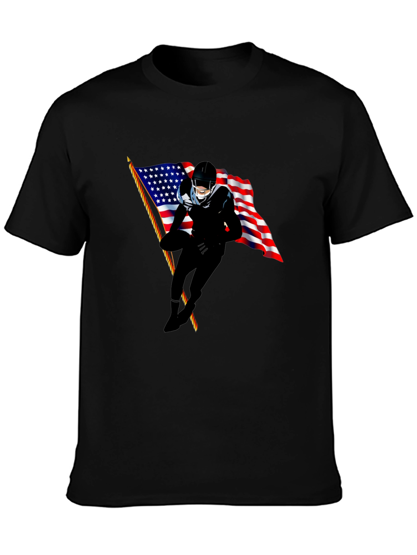 American Football Flag Graphic Tee