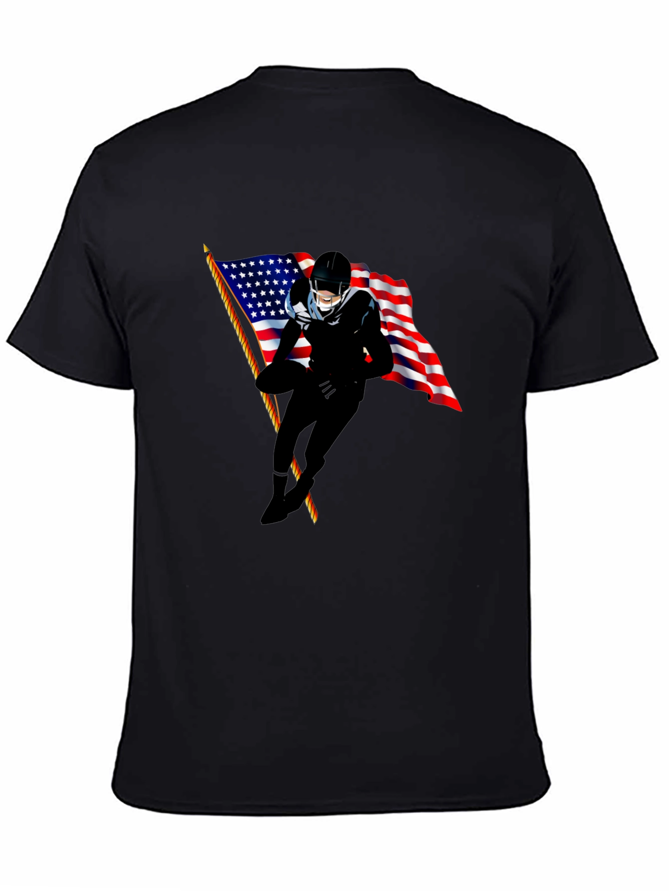 American Football Flag Graphic Tee