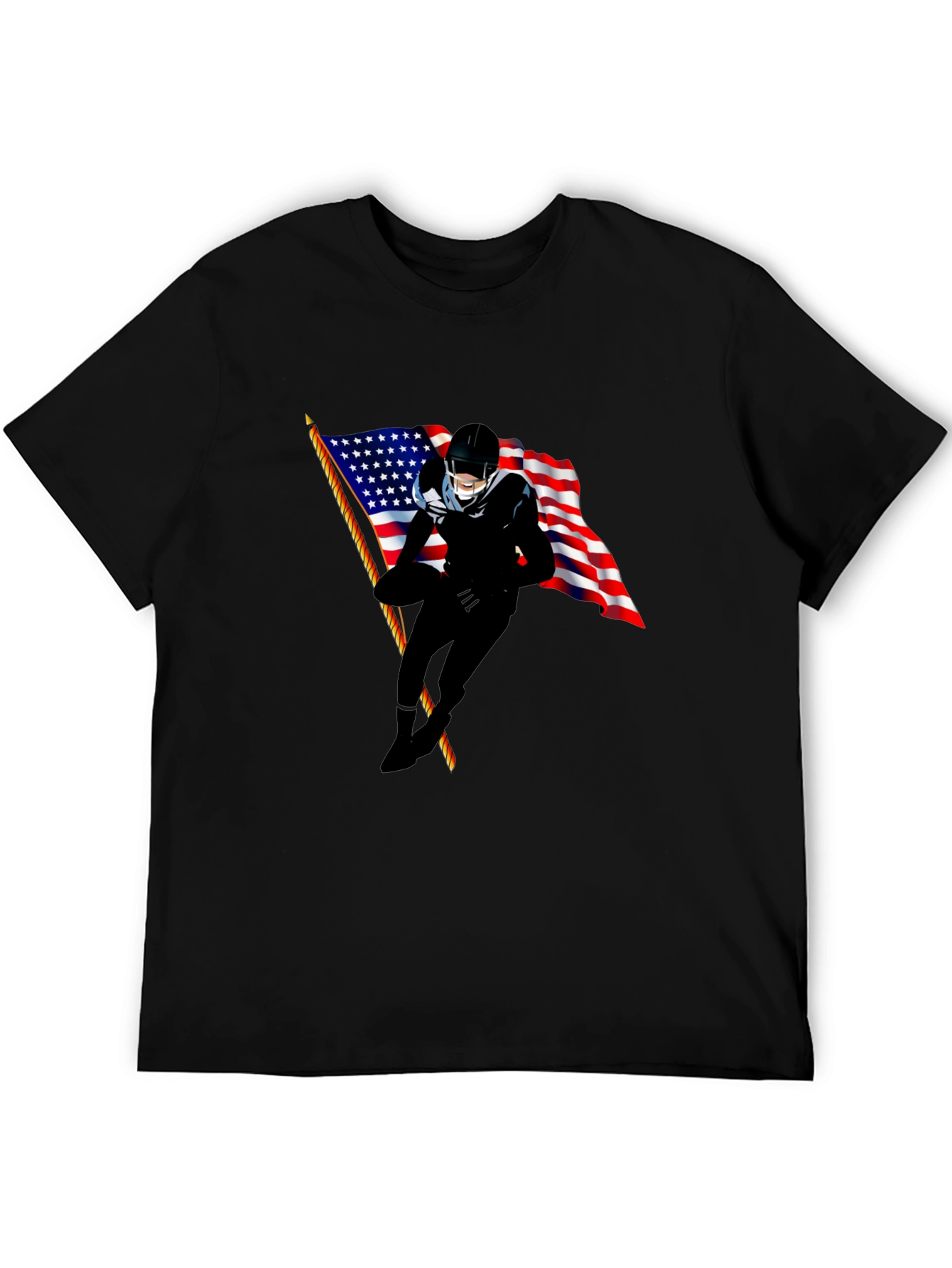 American Football Flag Graphic Tee