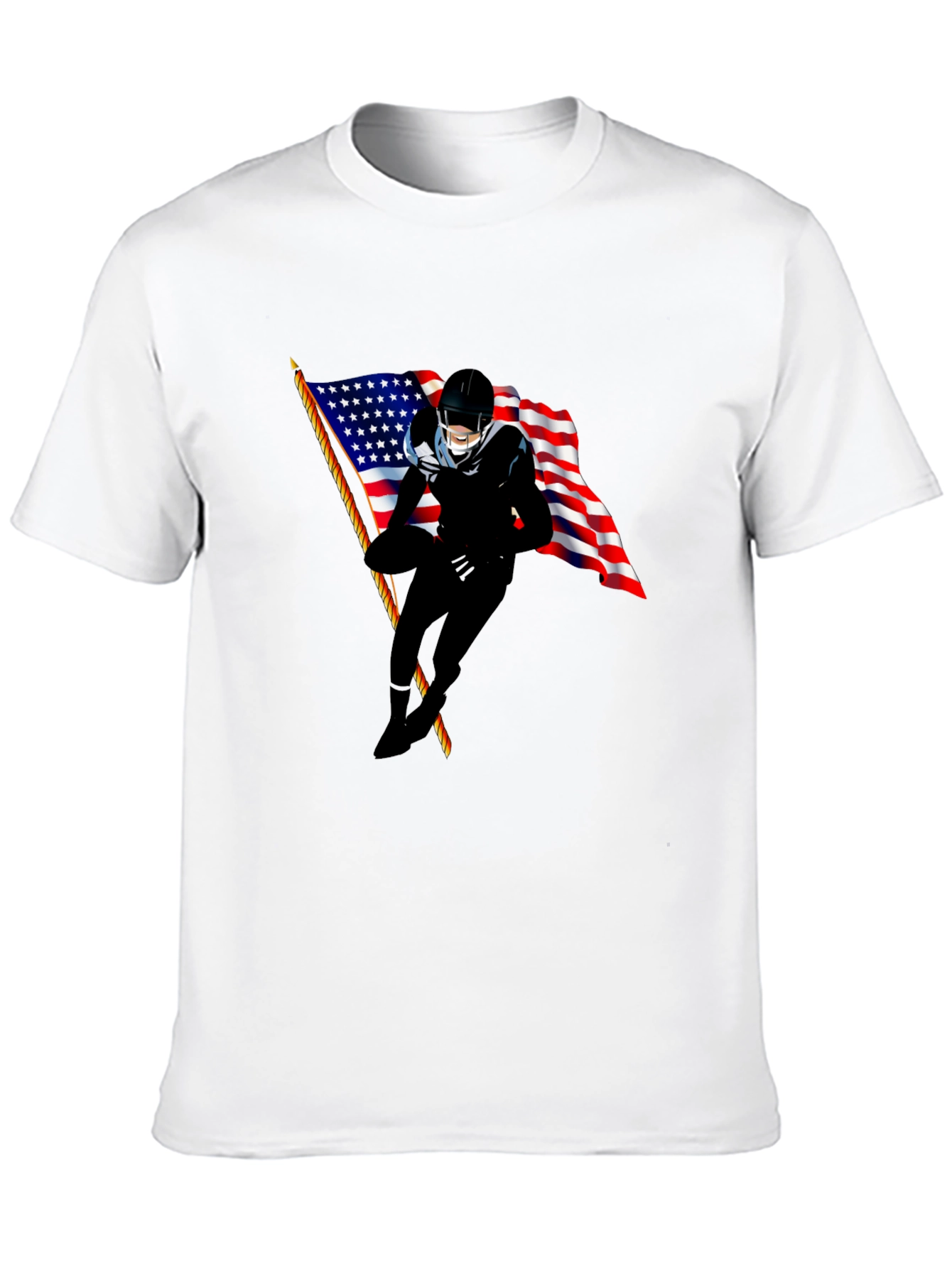 American Football Flag Graphic Tee