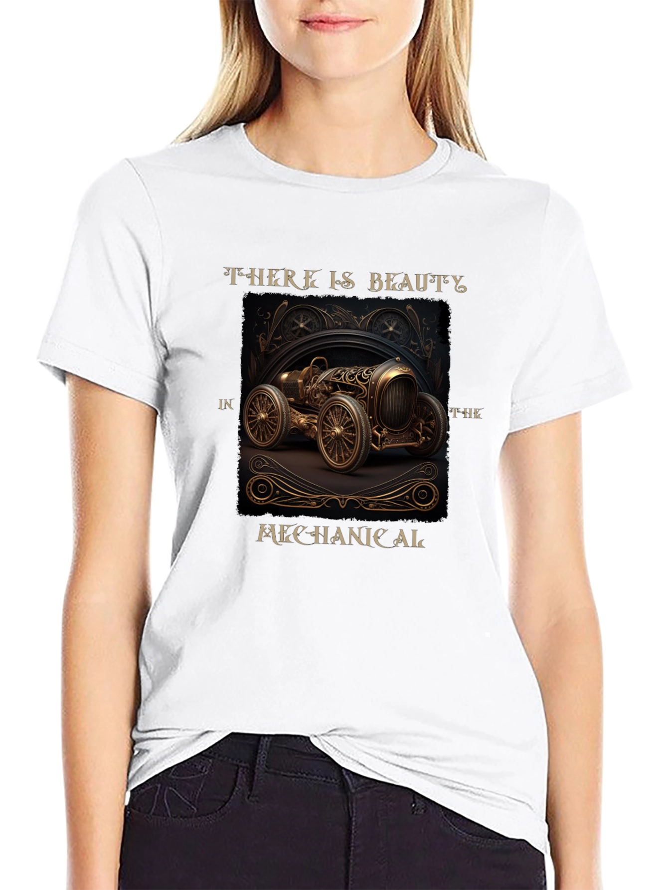 Steampunk Car Graphic T-Shirt