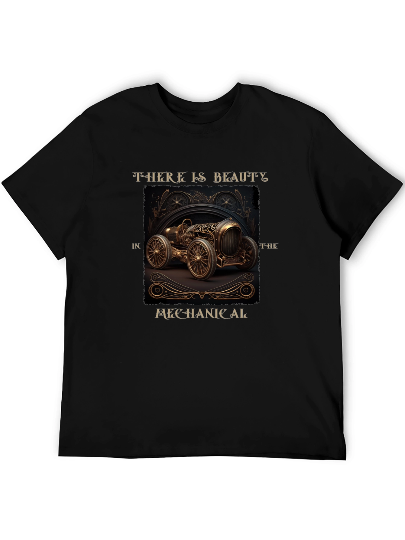 Steampunk Car Graphic T-Shirt