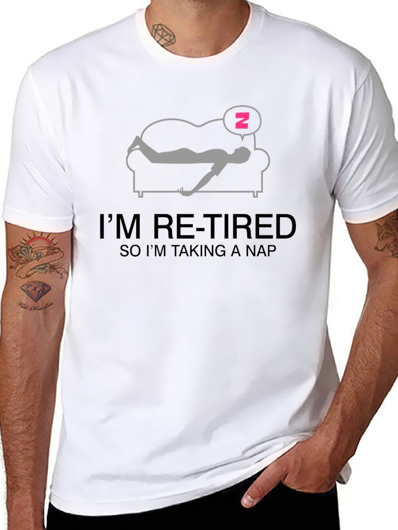 Im Re-tired Nap T-Shirt - Funny Retirement Gift