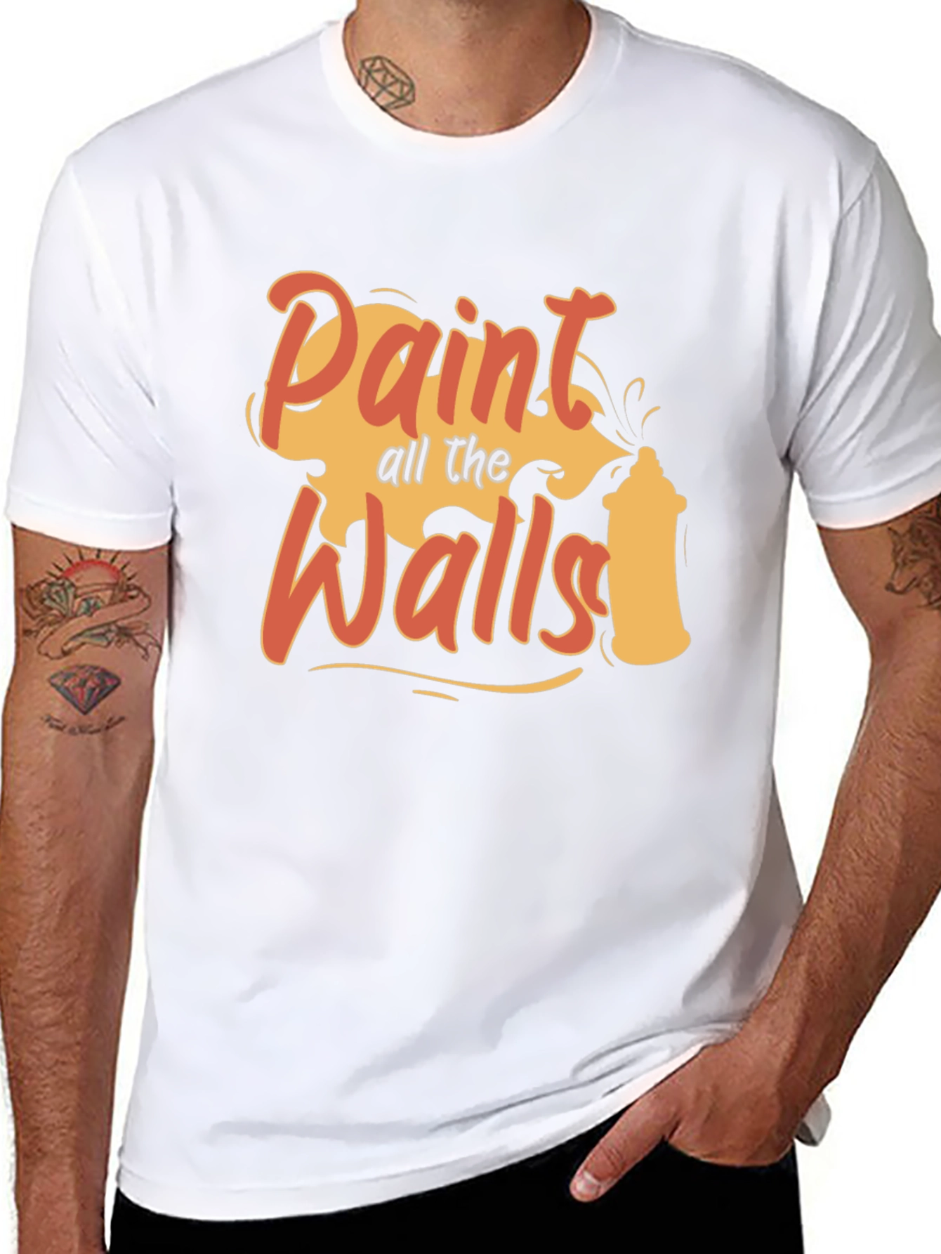 Paint All the Walls Graphic T-Shirt