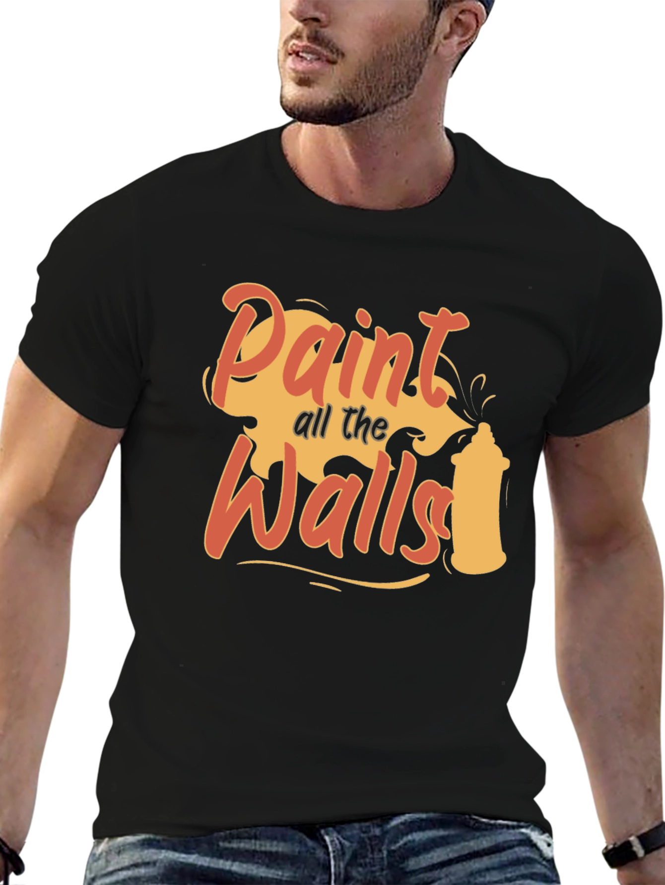 Paint All the Walls Graphic T-Shirt