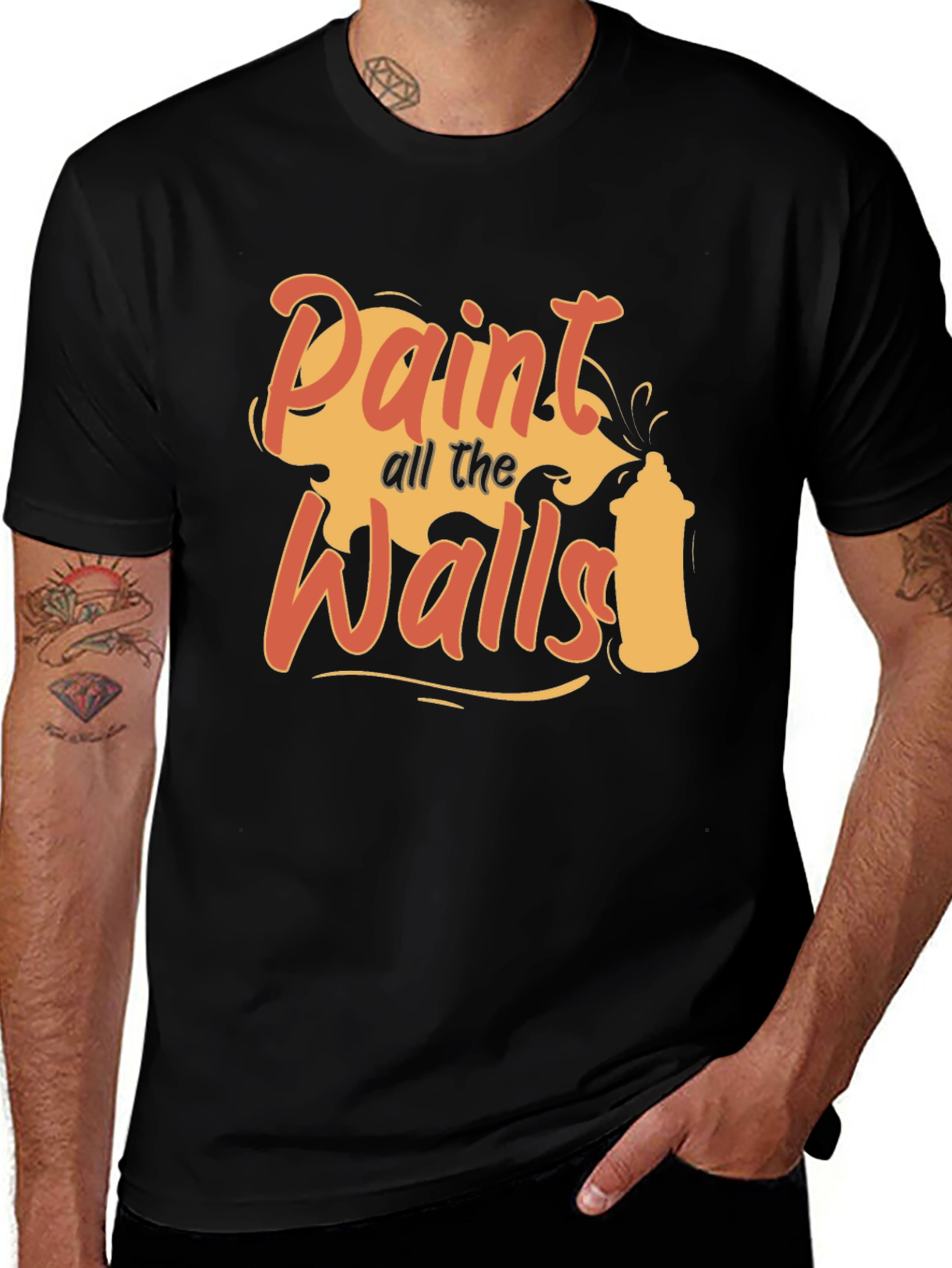 Paint All the Walls Graphic T-Shirt