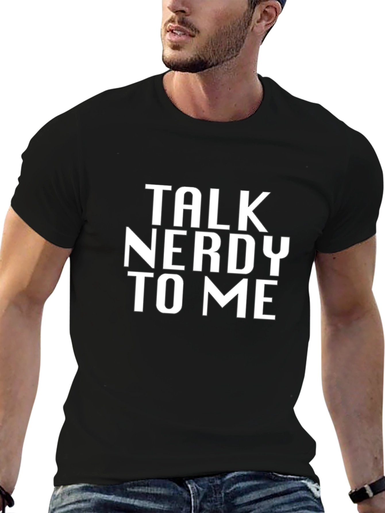 Talk Nerdy to Me Black T-Shirt