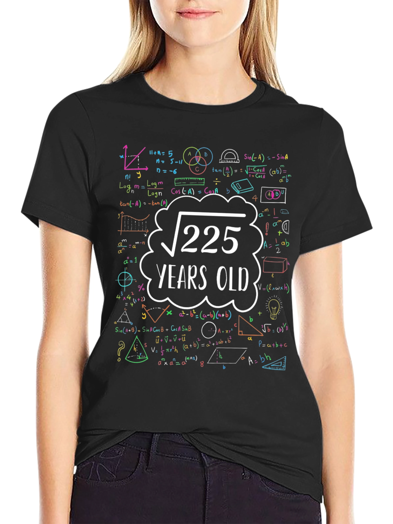 Math Formula 15 Years Old Graphic T-Shirt