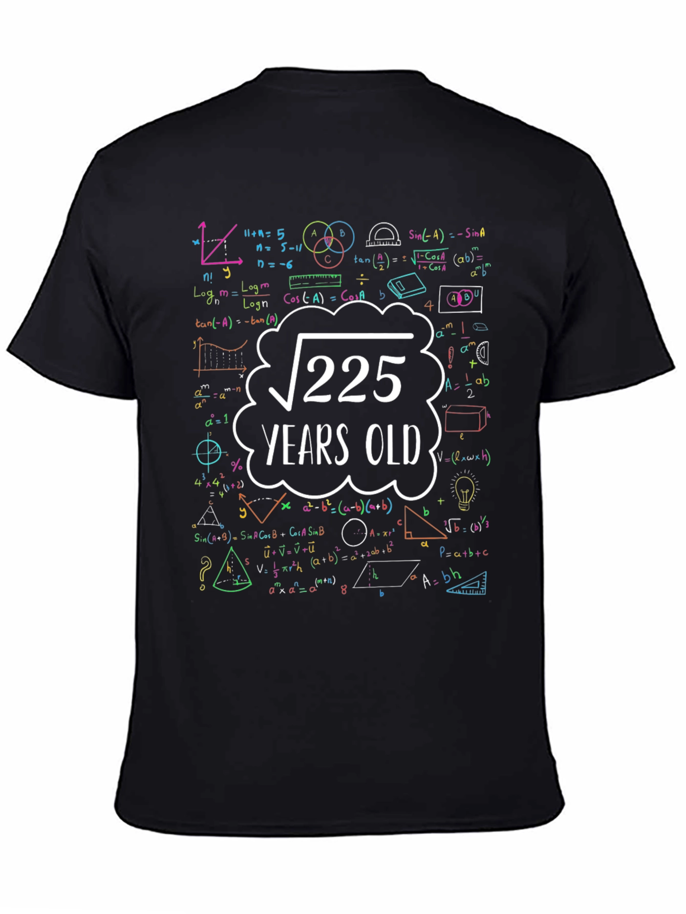 Math Formula 15 Years Old Graphic T-Shirt