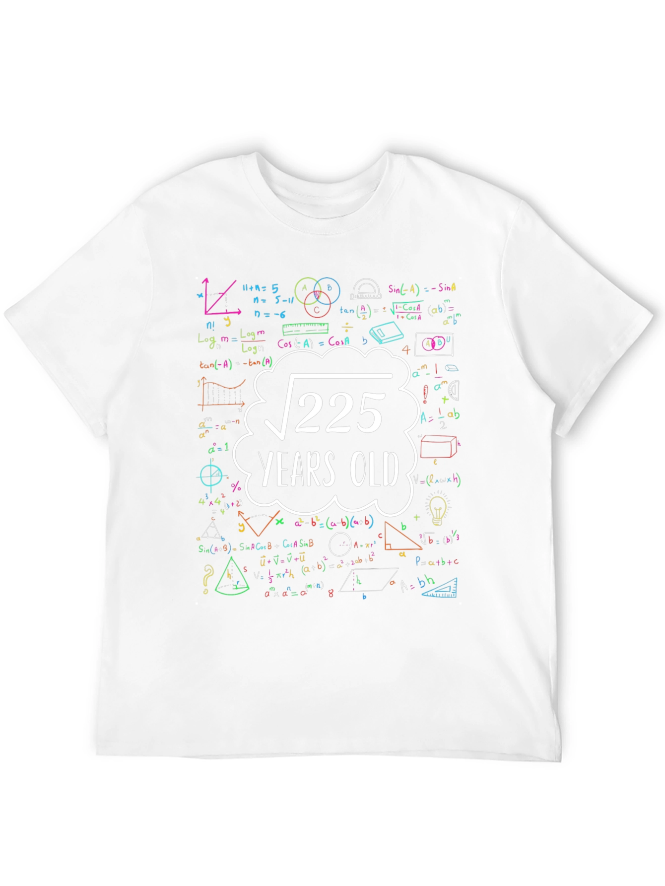 Math Formula 15 Years Old Graphic T-Shirt