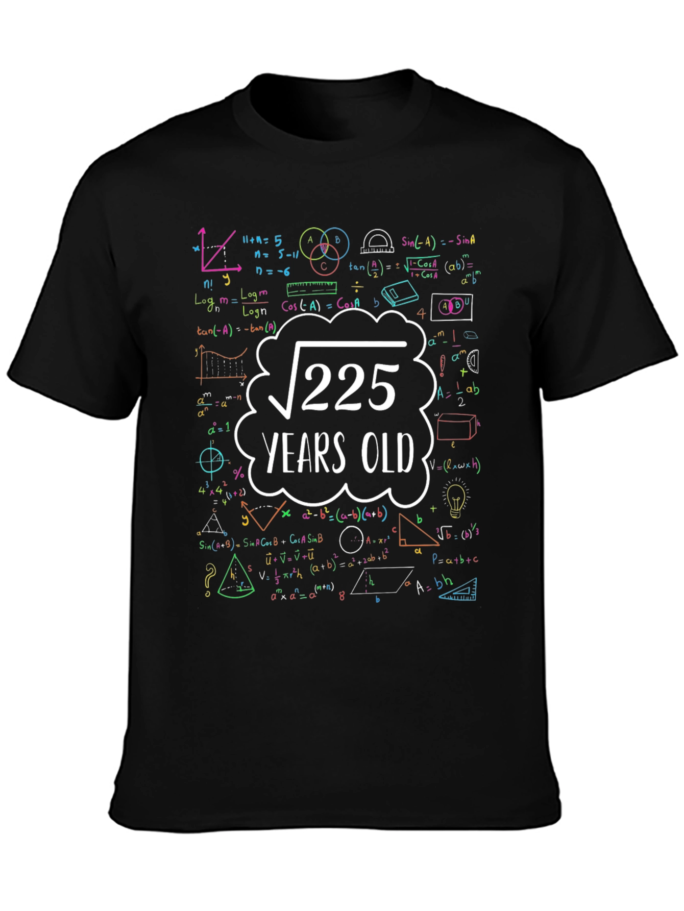 Math Formula 15 Years Old Graphic T-Shirt