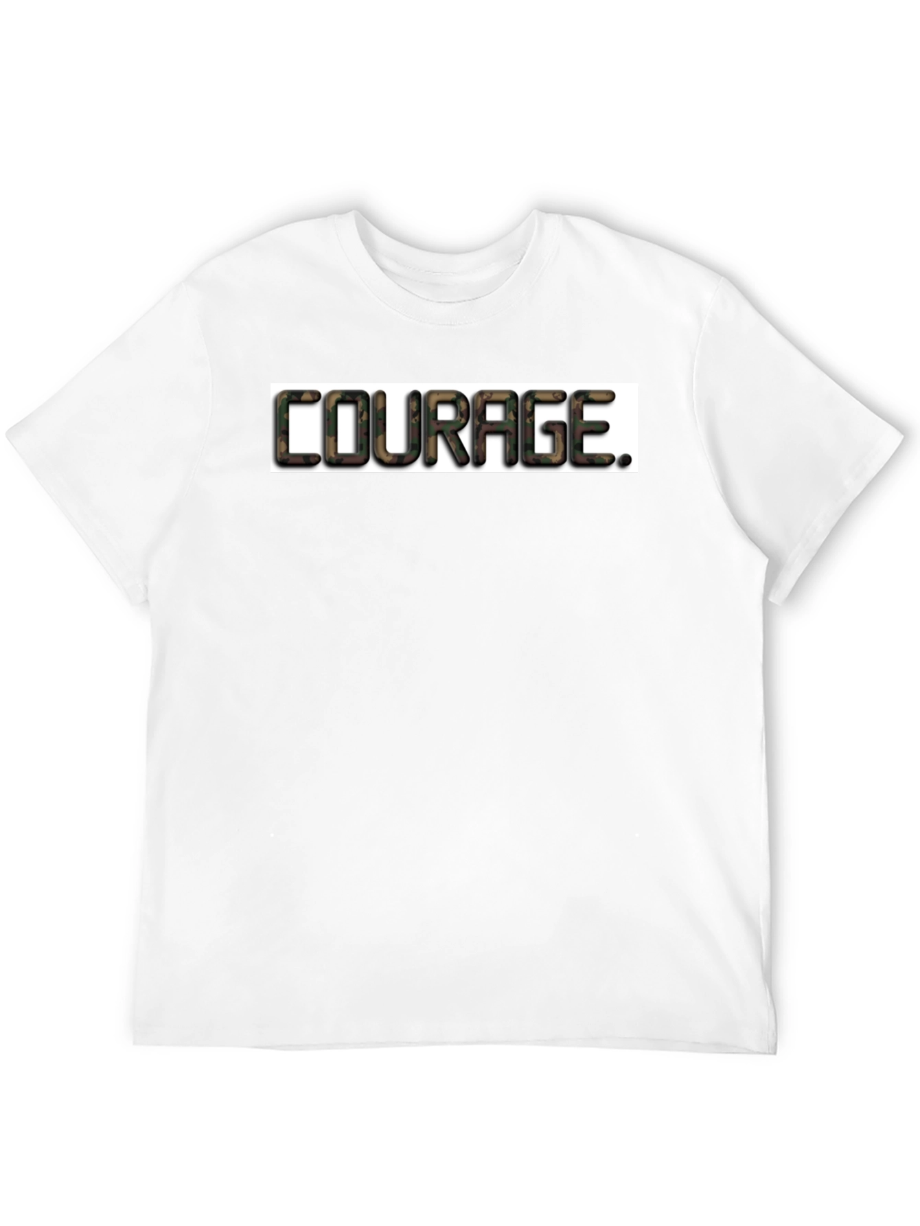 Courage Camo Graphic T-Shirt - Black