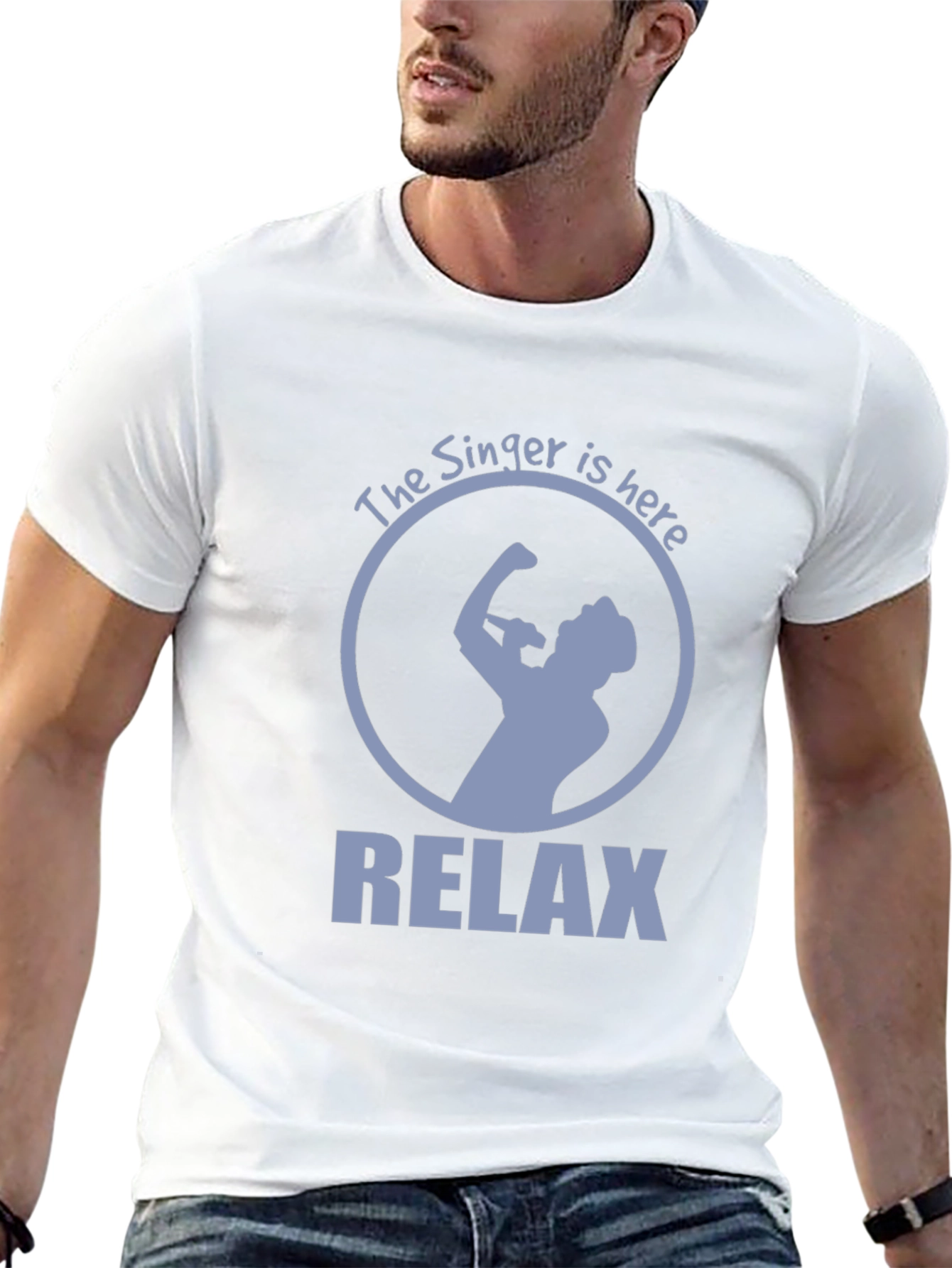 The Singer Is Here Relax T-Shirt